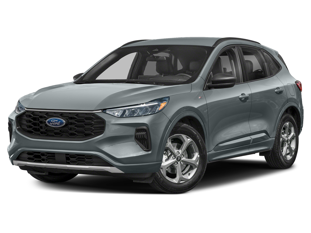2024 Ford Escape ST-Line in Carbonized Gray Metallic — front three-quarter view