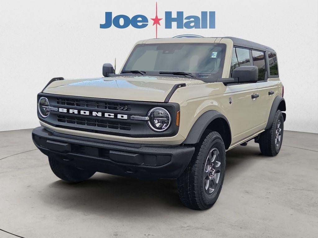 2026 Ford Bronco Big Bend in Desert Sand — front three-quarter view