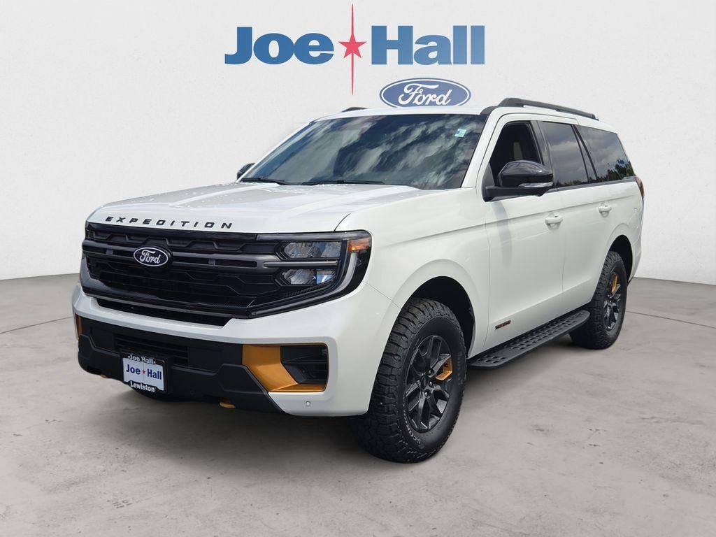 2027 Ford Expedition Tremor in Star White Met — front three-quarter view