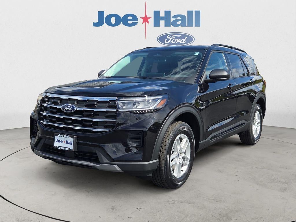 2026 Ford Explorer Active w/200A Pkg in Agate Black Metallic — front three-quarter view