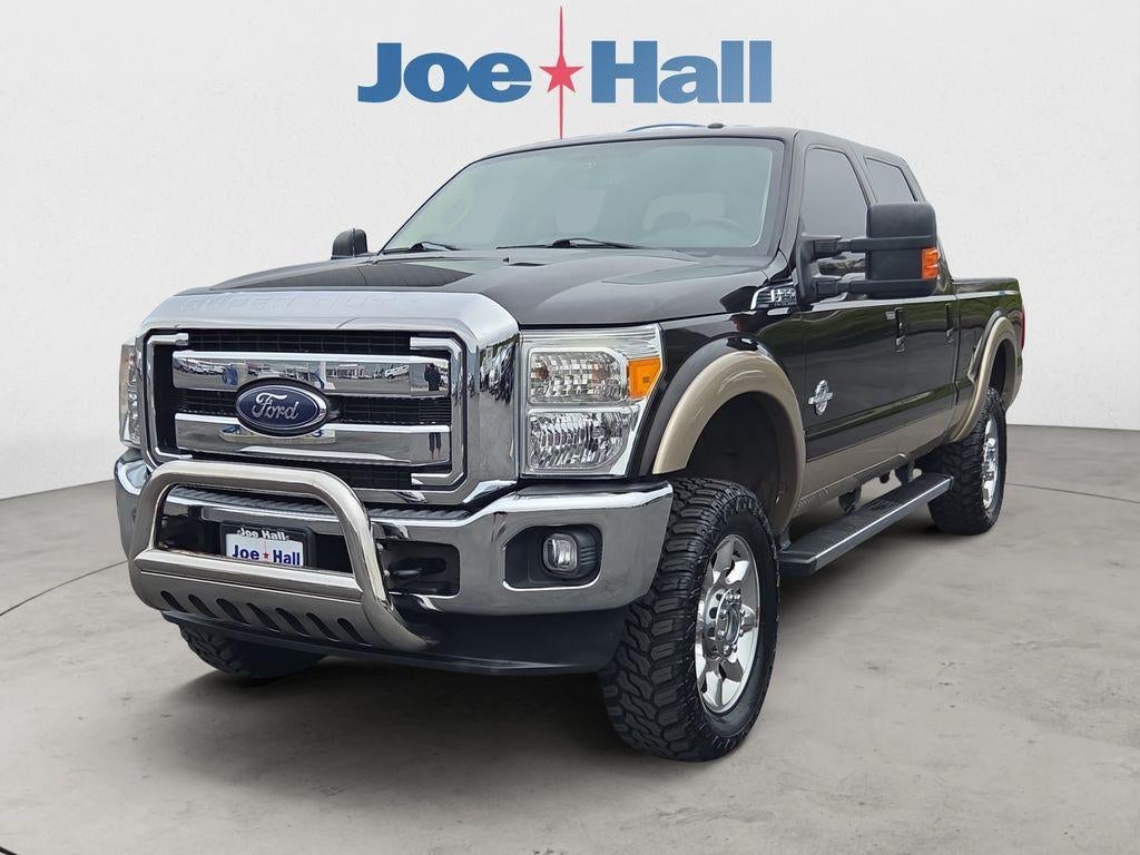 2013 Ford F-250 Lariat in Kodiak Brown — front three-quarter view