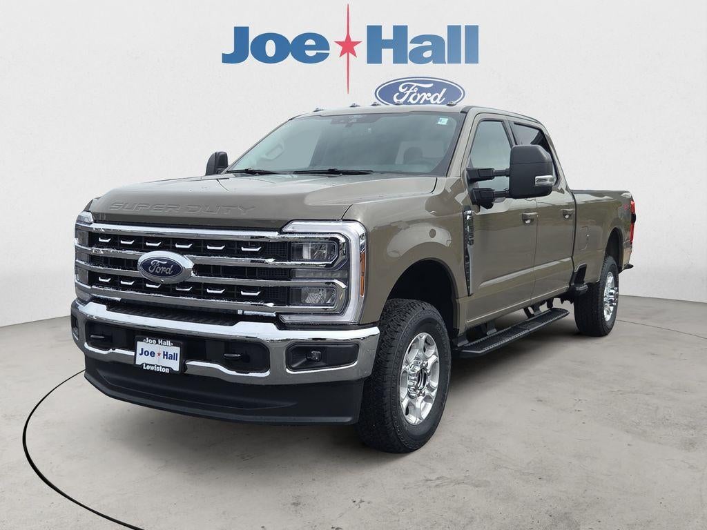 2026 Ford F-350 XLT in Marsh Gray — front three-quarter view