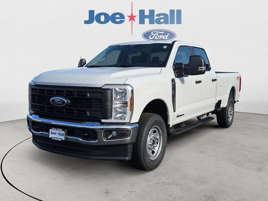 2026 Ford F-350 XL in Oxford White — front three-quarter view