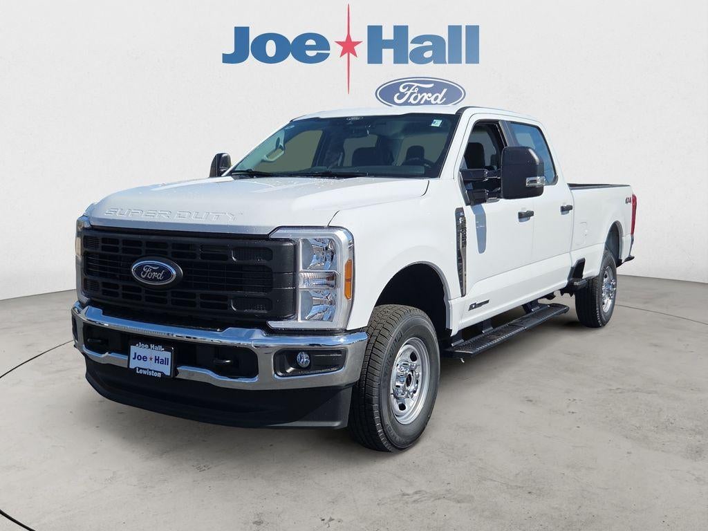 2026 Ford F-350 XL in Oxford White — front three-quarter view