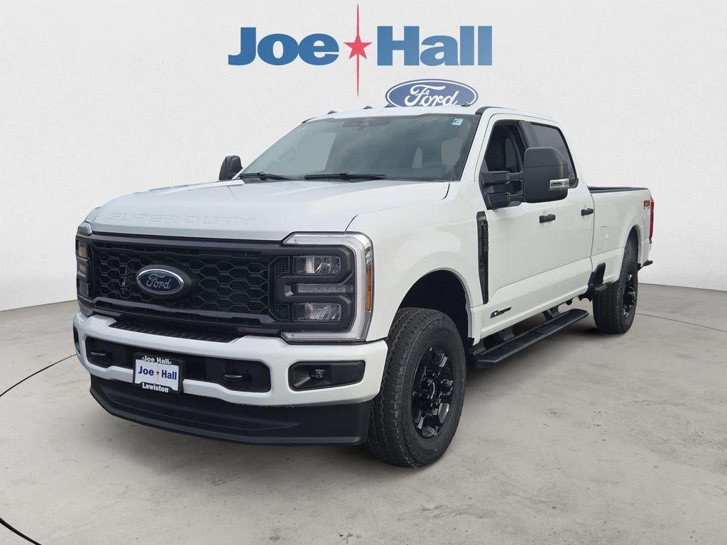 2026 Ford F-350 XL in Oxford White — front three-quarter view