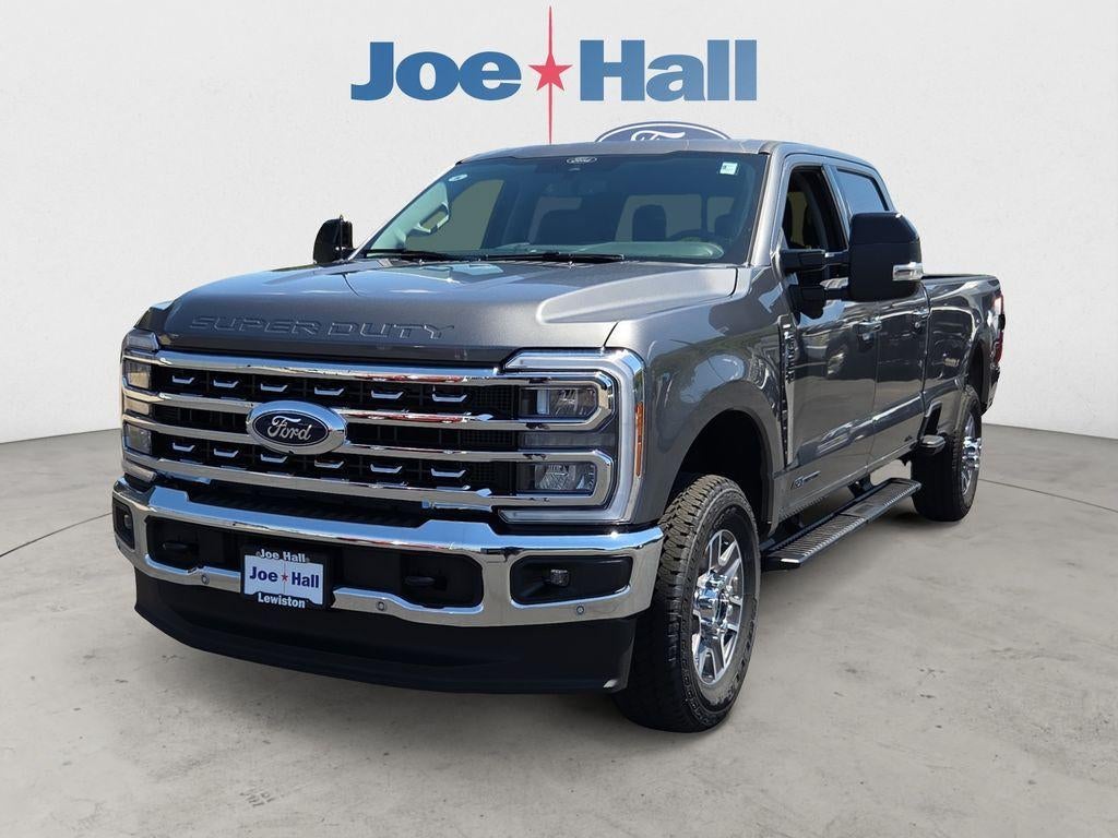 2026 Ford F-350 LARIAT in Carbonized Gray Metallic — front three-quarter view