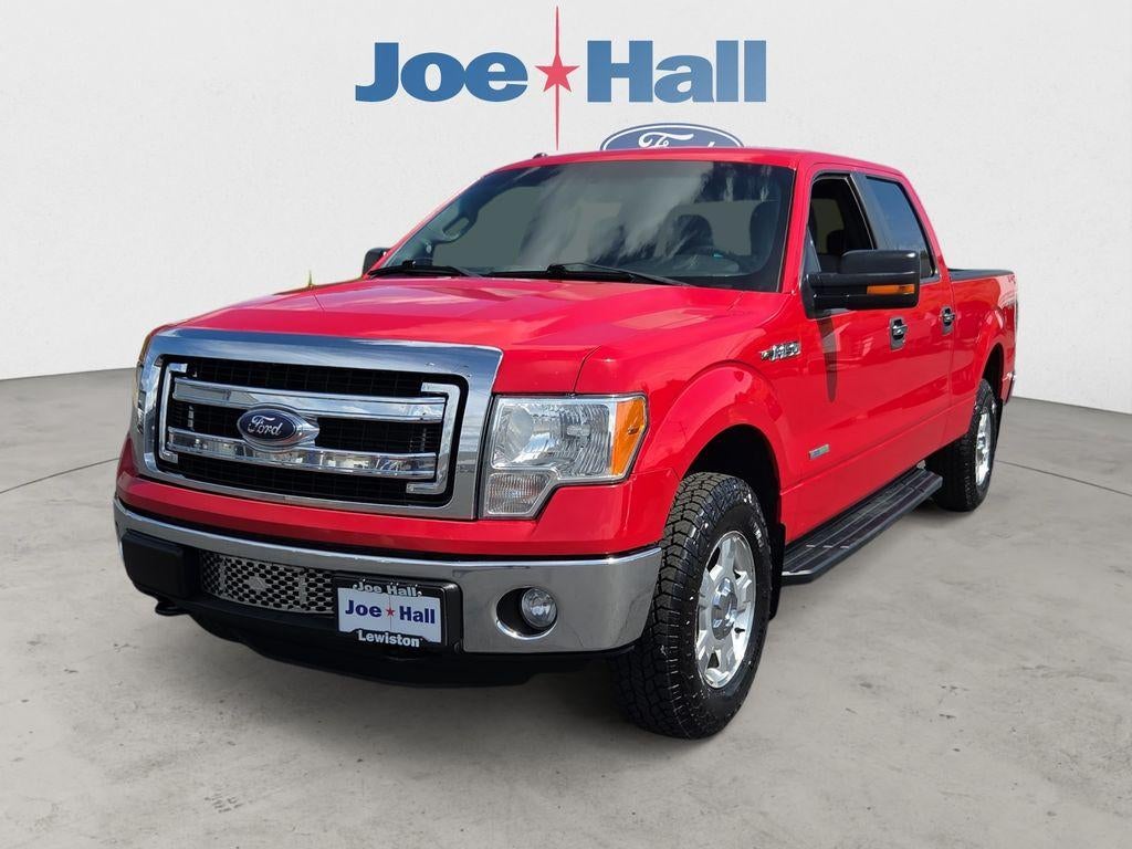 2014 Ford F-150 XLT in Red — front three-quarter view