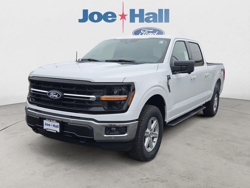 2026 Ford F-150 XLT in Oxford White — front three-quarter view
