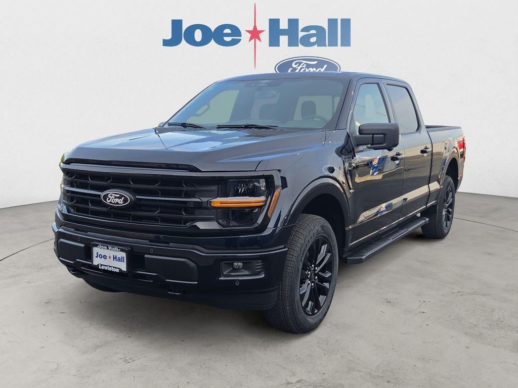 2026 Ford F-150 XLT in Antimatter Blue Metallic — front three-quarter view