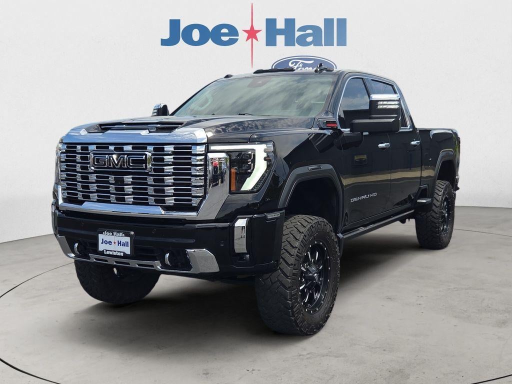 2024 GMC Sierra Denali in Onyx Black — front three-quarter view