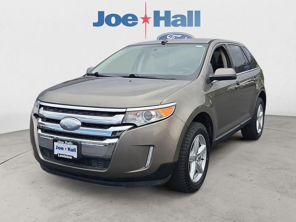 2013 Ford Edge Limited in Kodiak Brown Metallic — front three-quarter view
