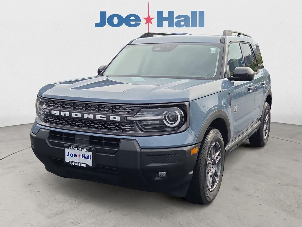 2025 Ford Bronco Sport Big Bend in Azure Gray Metallic Tri-Coat — front three-quarter view