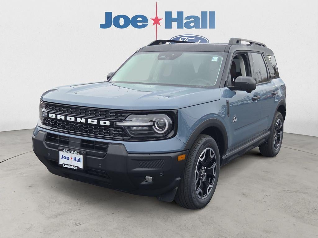 2026 Ford Bronco Sport Outer Banks in Azure Gray Metallic Tri-Coat — front three-quarter view