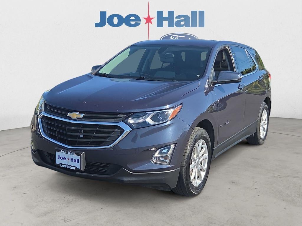 2018 Chevrolet Equinox LT in Storm Blue Metallic — front three-quarter view